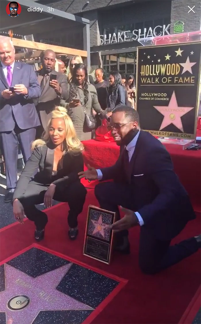 Mary J Blige's Hollywood Star Reveal and 40th Birthday